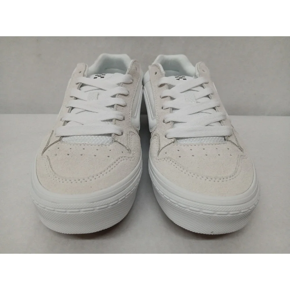Vans Caldrone Suede Mesh White Casual Skate Shoes VN0007P9WHT Women's‎ 8.5